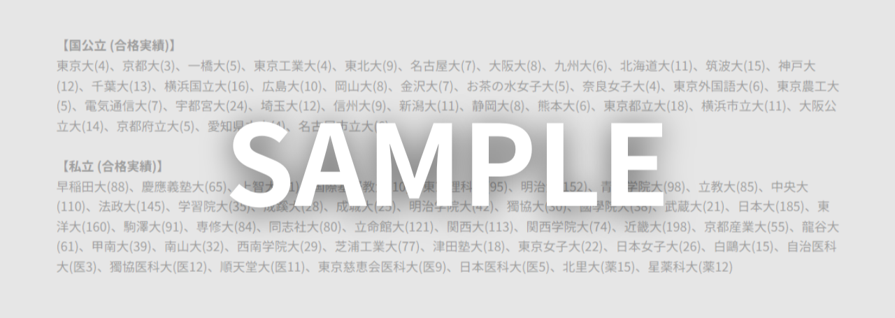合格実績(人数)