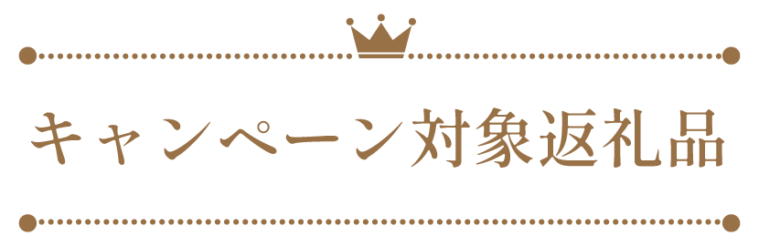 キャンペーン対象返礼品