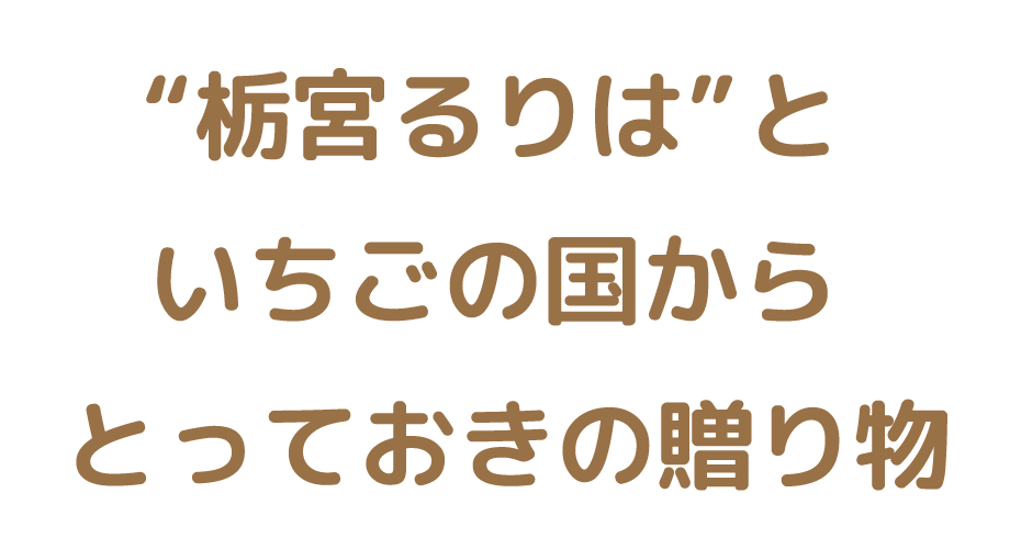 栃宮るりはといちごの国からとっておきの贈り物