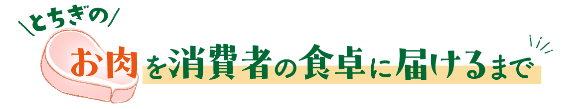 とちぎのお肉を消費者の食卓に届けるまで