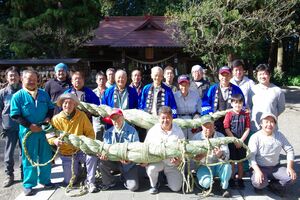 秋季大祭へしめ縄作り 芳賀 天満宮で氏子有志ら 地域の話題 県内主要 下野新聞 Soon ニュース 下野新聞 Soon スーン