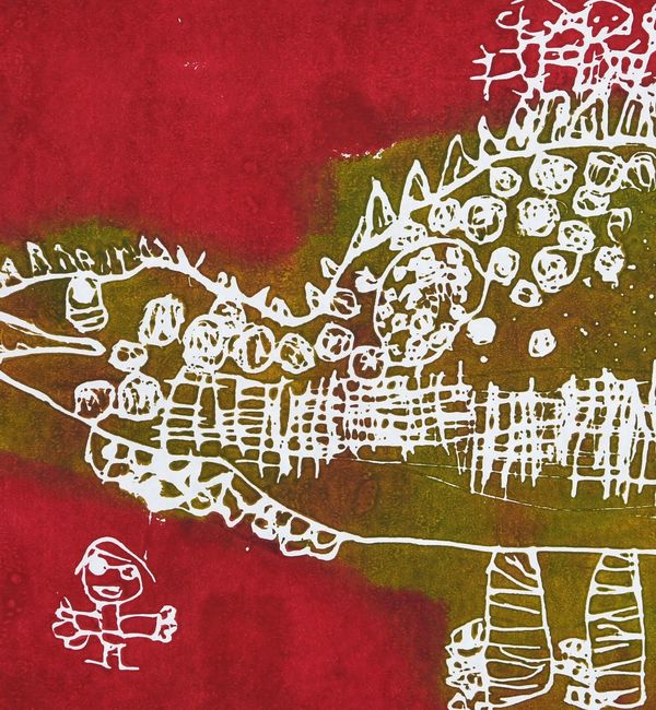 木崎涼太ちゃん 鹿沼 の版画が大賞 下野教育美術展 幼稚園 保育園の部 県内主要 社会 下野新聞 Soon ニュース 下野新聞 Soon スーン