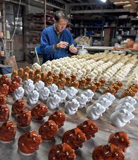 小砂焼 えとの置物作り　那珂川