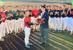 応援 再確認できた 入江 作新高出 ｄｅｎａ１位を母校に報告 動画 スポーツ 動画 県内主要 下野新聞 Soon ニュース ドラフト会議 下野新聞 Soon スーン