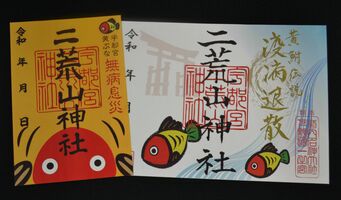 黄ぶな 特別御朱印で疫病退散 宇都宮二荒山神社 12日から頒布 県内主要 地域の話題 下野新聞 Soon ニュース 新型肺炎 Covid19 下野新聞 Soon スーン