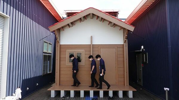 段ボールでログハウス 大田原のタカムラ産業 経済 下野新聞 Soon ニュース 下野新聞 Soon スーン