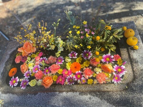季節の色満載 ｓｎｓで話題 住民の主婦２人が管理 佐野 涌釜神社の花手水 地域の話題 県内主要 下野新聞 Soon ニュース 下野新聞 Soon スーン