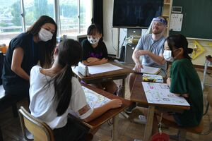 一日 英語漬け に挑戦 足利 名草小で 英語チャレンジｄａｙ 地域の話題 県内主要 下野新聞 Soon ニュース 下野新聞 Soon スーン