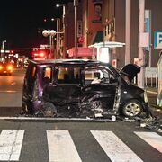 宇都宮・東京街道の重傷交通事故　酒気帯び運転容疑などで男逮捕　男女２人が肺損傷や骨折