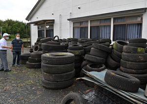 大量のタイヤなど 不法投棄物を撤去 宇都宮 清原北部の２自治会 地域の話題 県内主要 下野新聞 Soon ニュース 下野新聞 Soon スーン