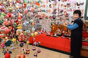 来場を呼び掛ける笹沼さん