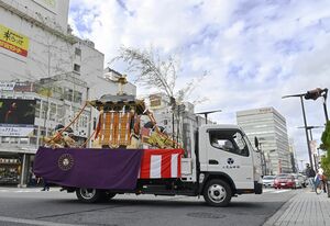 トラックに載せみこし渡御 宇都宮の菊水祭 感染症対策で 動画 地域の話題 動画 県内主要 下野新聞 Soon ニュース 新型肺炎 Covid19 下野新聞 Soon スーン