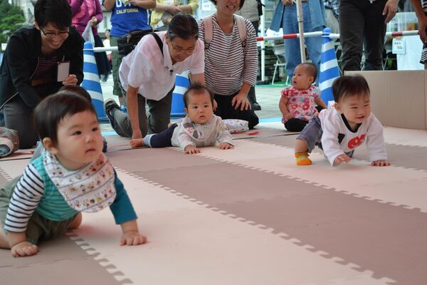 最速の赤ちゃん決定 日光でハイハイ選手権 地域の話題 県内主要 下野新聞 Soon ニュース 下野新聞 Soon スーン