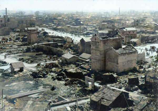 宇都宮空襲 戦禍の色再現 75年前の写真カラー化 被災者が見た光景 そこに 県内主要 社会 下野新聞 Soon ニュース 下野新聞 Soon スーン