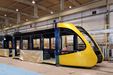 ５月末に納入される見通しのＬＲＴ車両（宇都宮市提供）