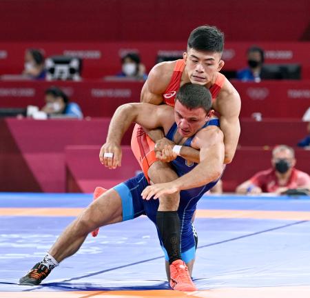 東京オリンピック　【文田健一郎、準決勝で勝利】レスリング 男子グレコローマンスタイル60キロ級／130キロ級準決勝＆女子76キロ級準決勝のサムネイル画像