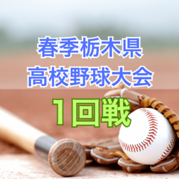 春季栃木県高校野球大会第1日　宇商や宇南、白鴎足利など登場《一部試合でイニング速報》